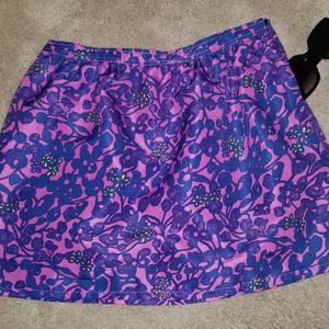 Pim + Larkin Fuschia, Blue & Green Floral Skirt
